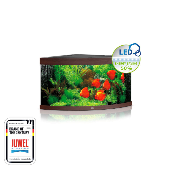 Juwel Akvarij Trigon 350 Aquarium Led Tamno Drvo