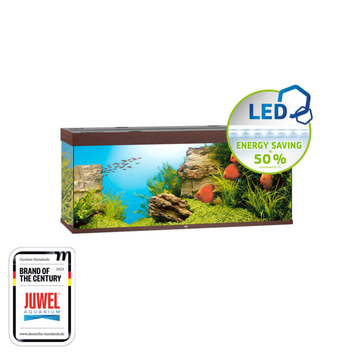 Juwel Akvarij Rio 450 Aquarium Led Tamno Drvo